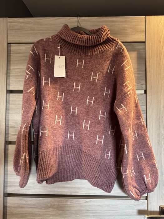 Sweter pulower różowy