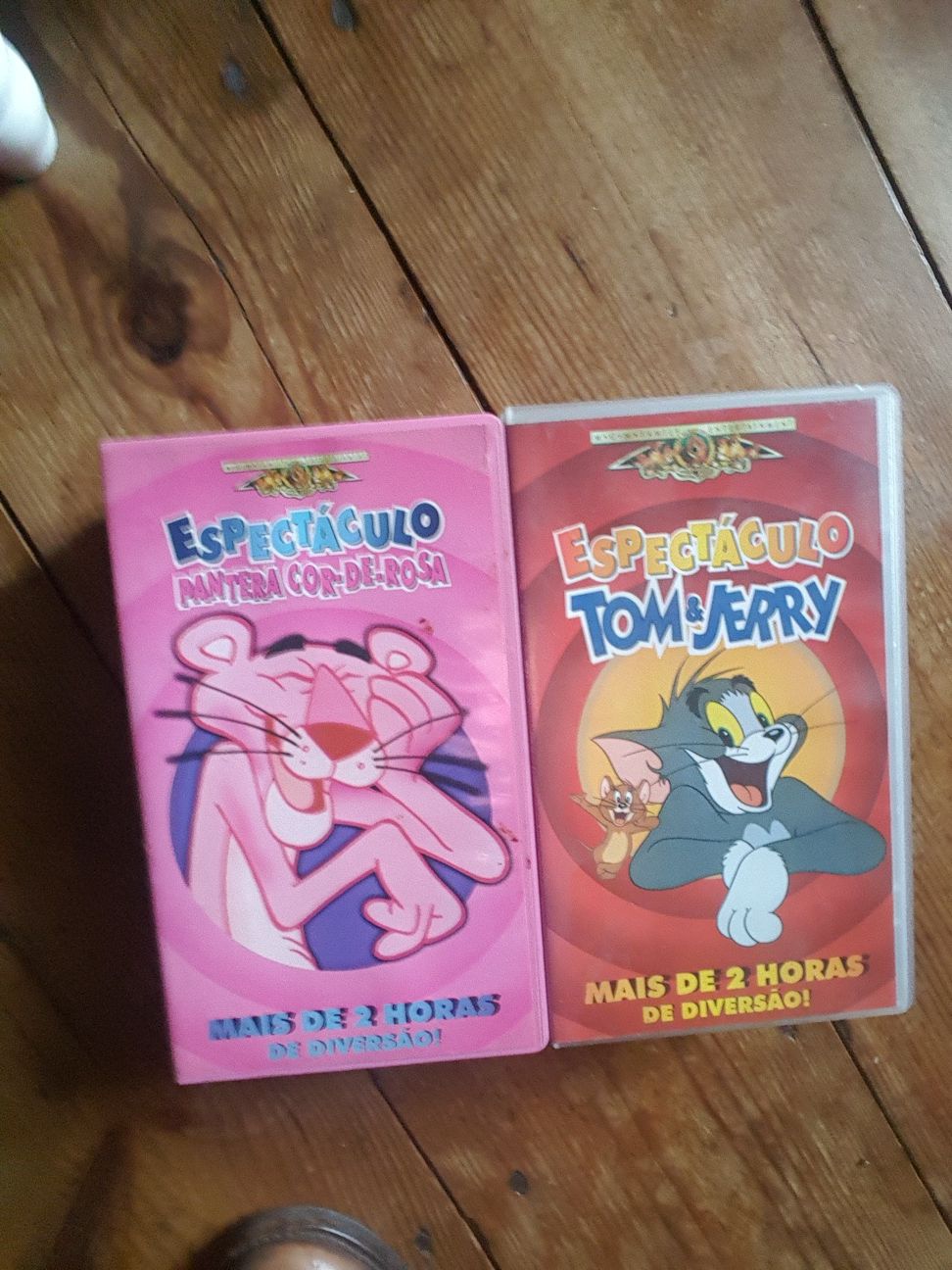 k7's VHS duplos animação.