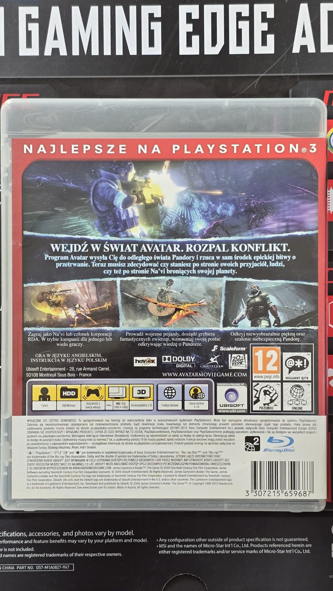 Gra AVATAR playstation 3 ps3