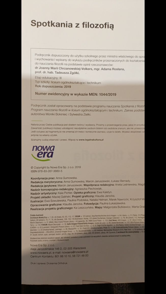 Spotkania z filozofią podręcznik postawowy