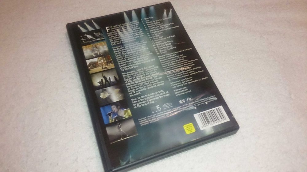 michael jackson (live in bucharest - the dangerous tour) dvd