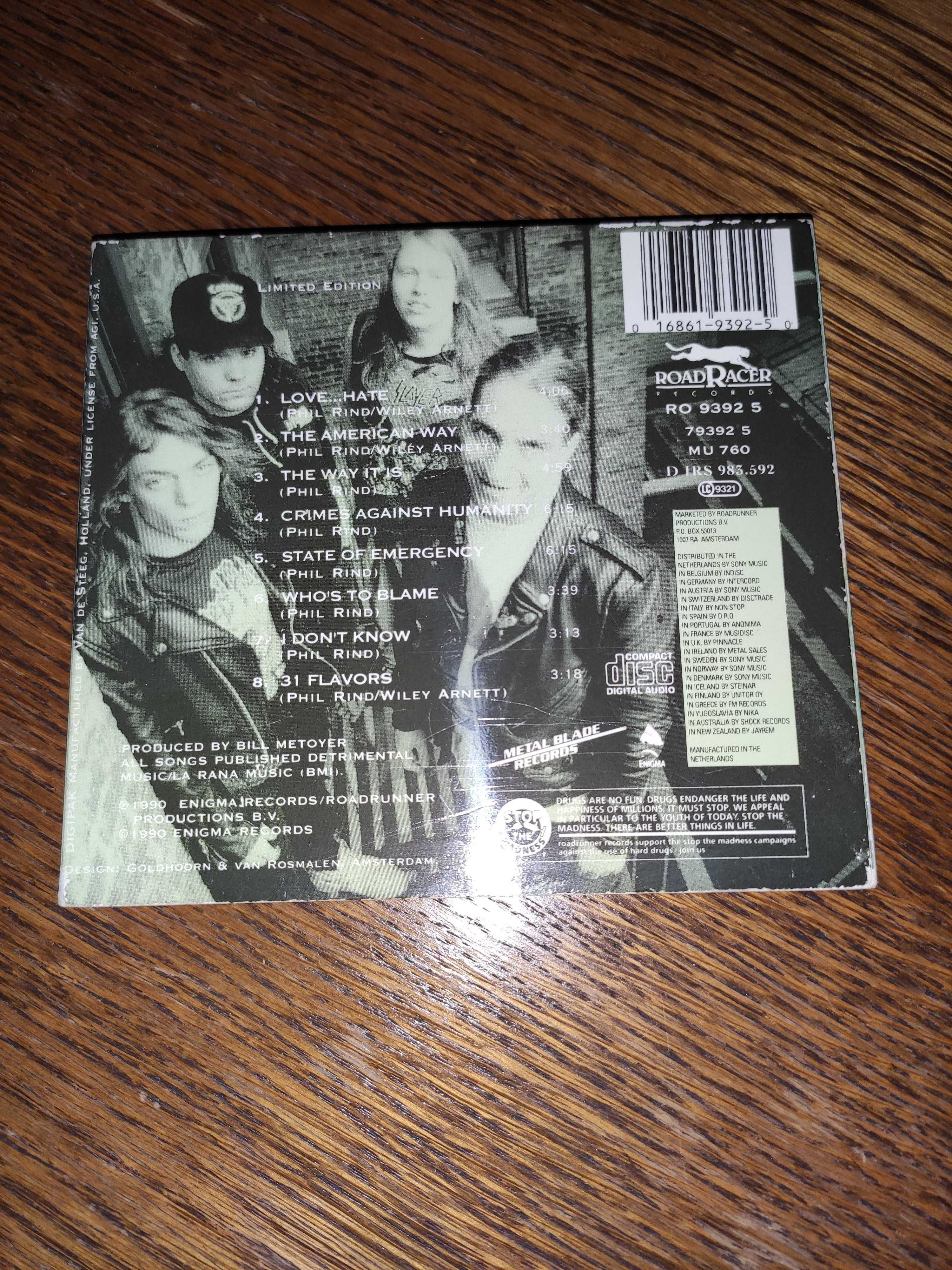 Sacred Reich - The American way, CD 1990, RR, Limit digi