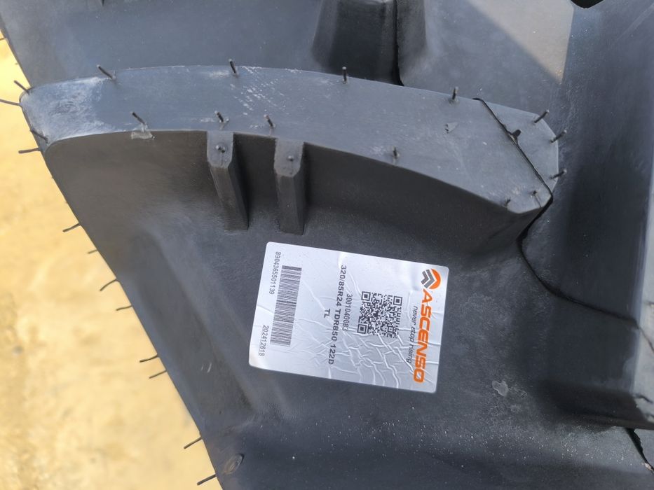 320/85r24 ascenso 5 lat 12,4-24 12,4r24 gwarancji tdr850