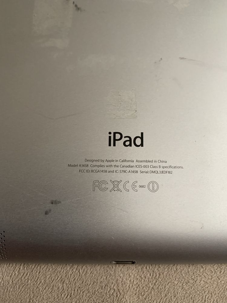 Apple iPad 4 model A1458 16 GB