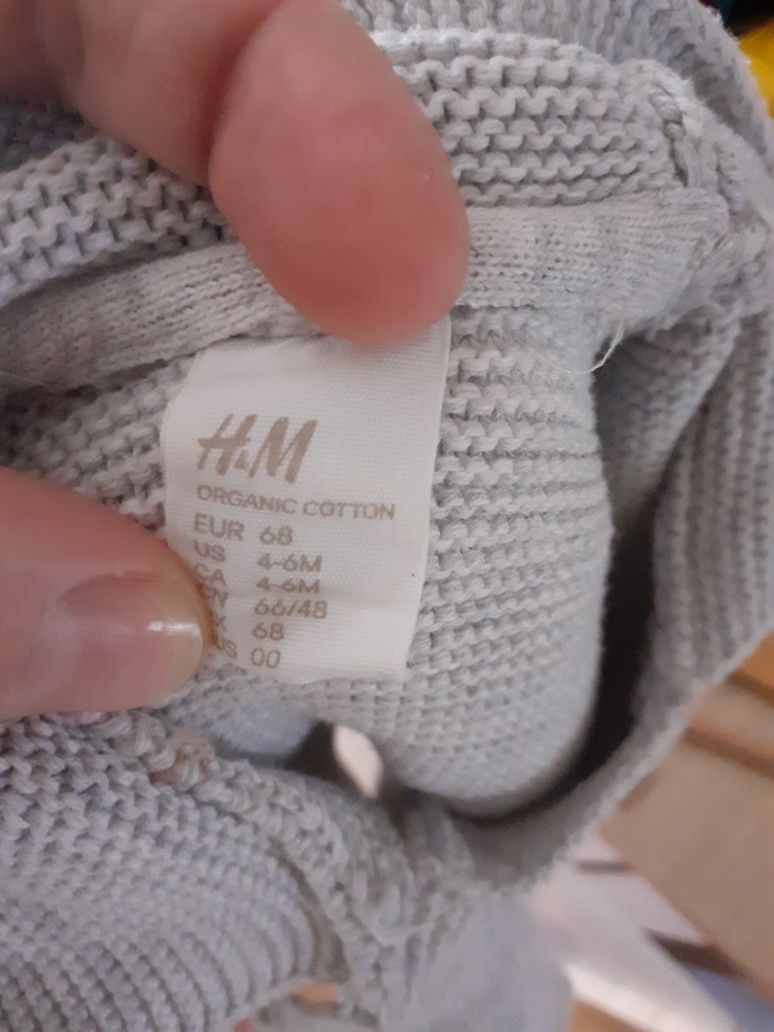 Sweter dla niemowlaka r. 68 H&M