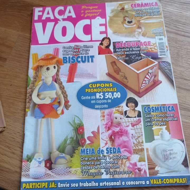 vendo 5 revistas de artesanato e bricolage