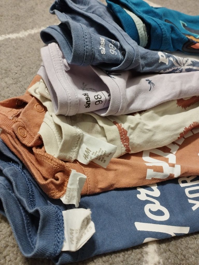Bluzki koszulki longsleve zestaw 31 sztuk r. 92, 98, 104
