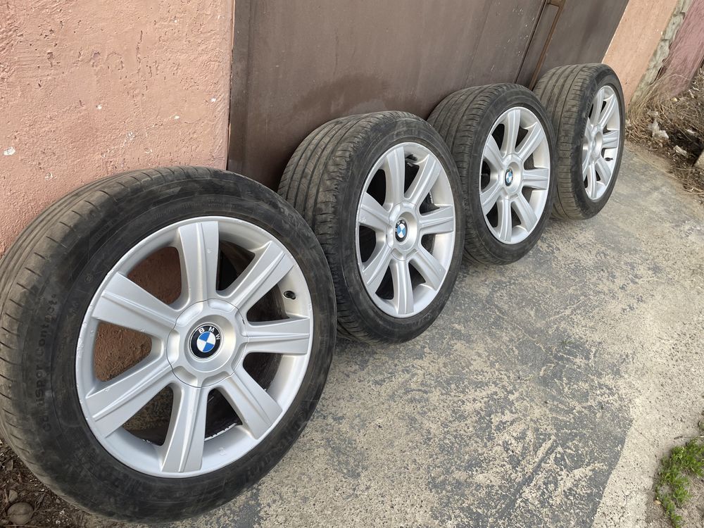 Диски r17 96 стиль style bmw е46/е90 з резиною 235/45 e46/e36.