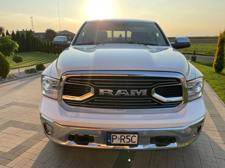 RAM 1500 Super stan, LONGHORN, LPG, "Tatuowane" skóry, wypasiona wersja!