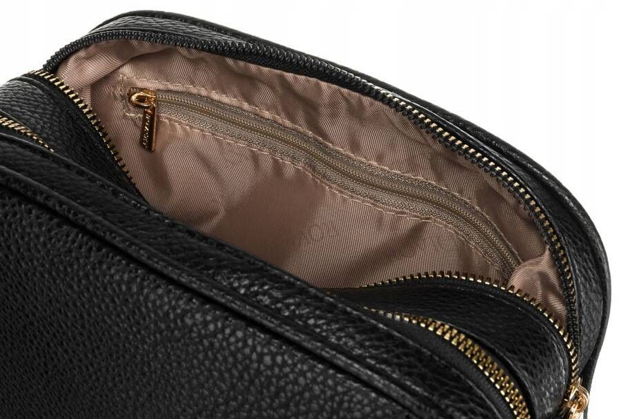 listonoszka damska ze skóry ekologicznej z odpinaną portmonetką