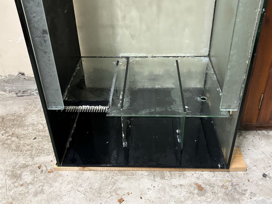Akwarium morskie, panel, stelaż, 120x60x50