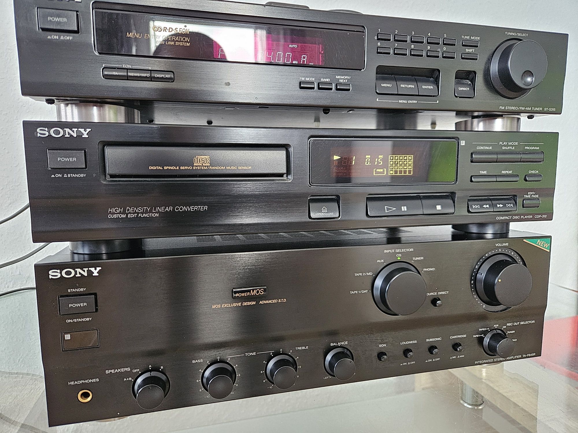 Sony ta-f645r, Cdp-312, ST-S315