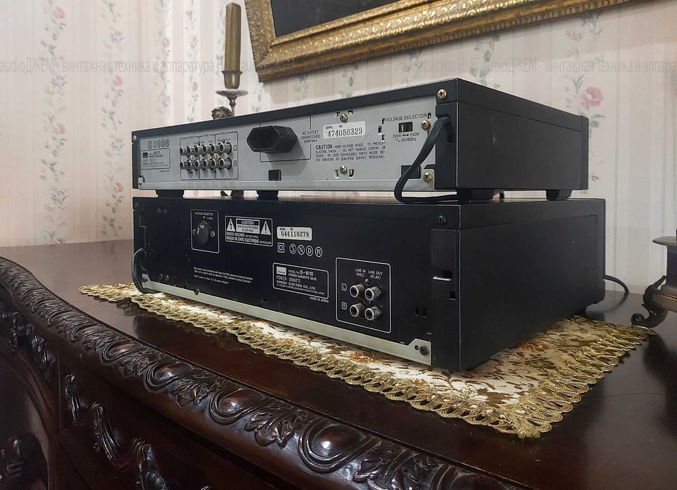 Hi-Fi система Sansui D-W10 + Sansui SE-77 made in Japan
