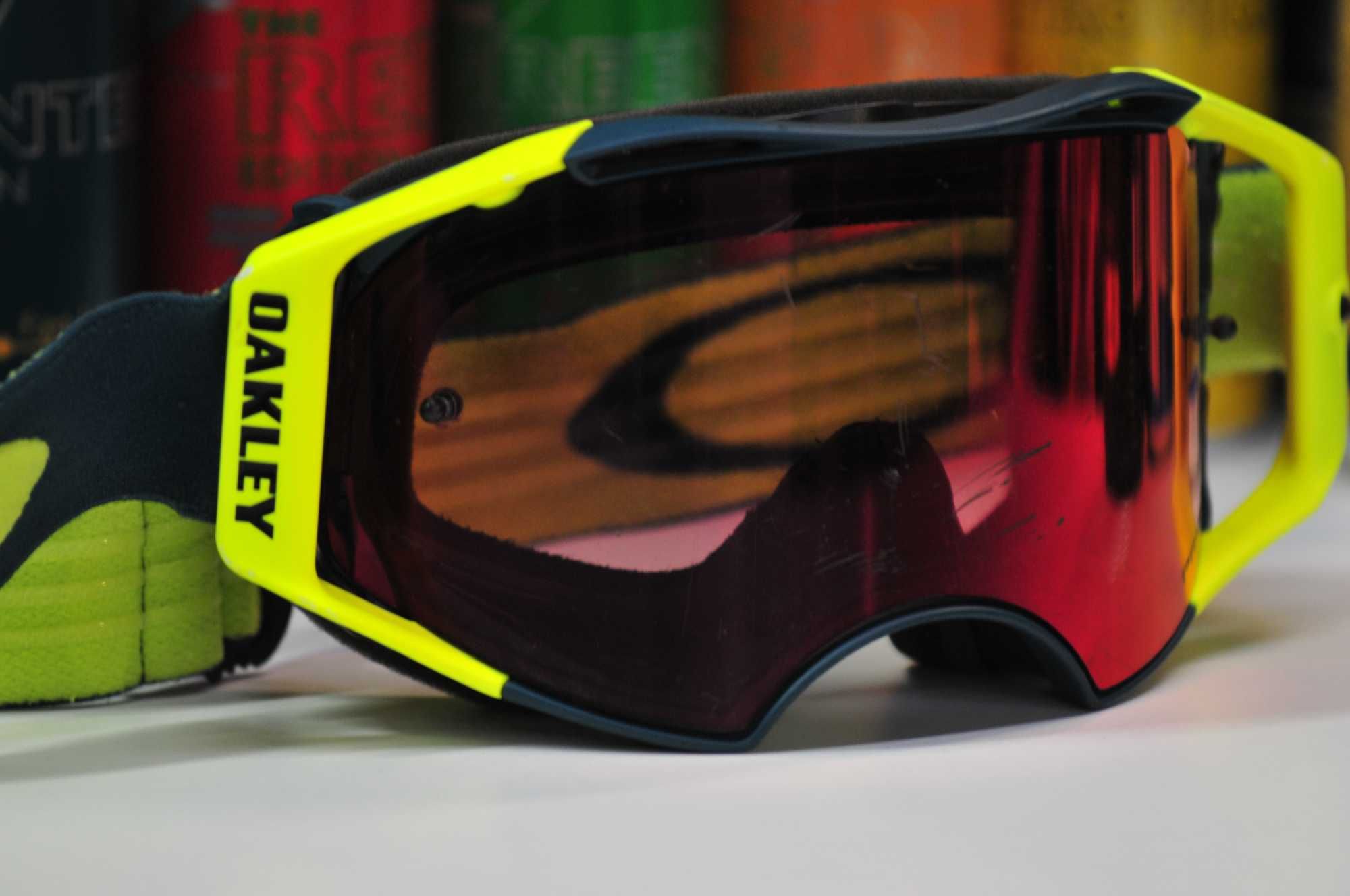 Oakley Airbrake MTB Balsam fluo (scott, 100%, leatt)