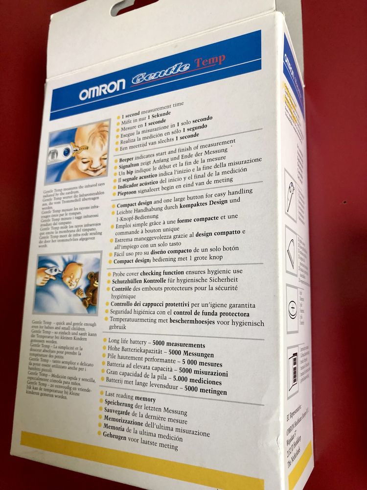 Termómetro auricular Omron