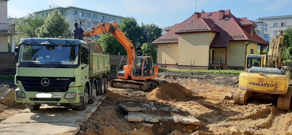 Roboty Ziemne Wykopy Wyburzenia Kruszywa Piasek Transport KRAKÓW