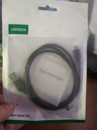 Ugreen micro usb нейлоновый кабель 1 м