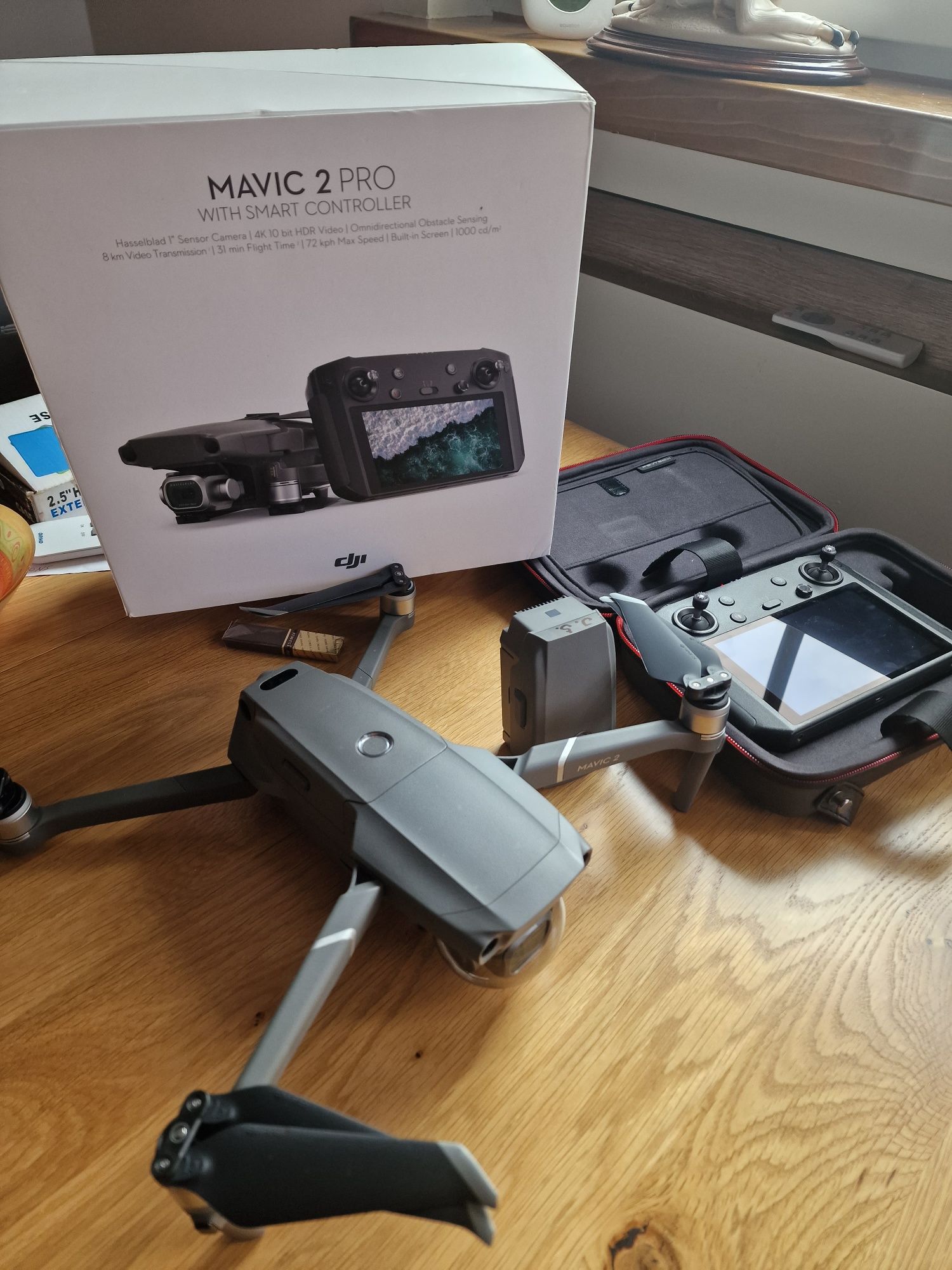 Mavic 2 pro 2 baterie + Smart Controller