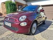Fiat 500 1,2 Benzyna # Oryginał # Serwis ASO # Lounge # Jeden Właściciel #