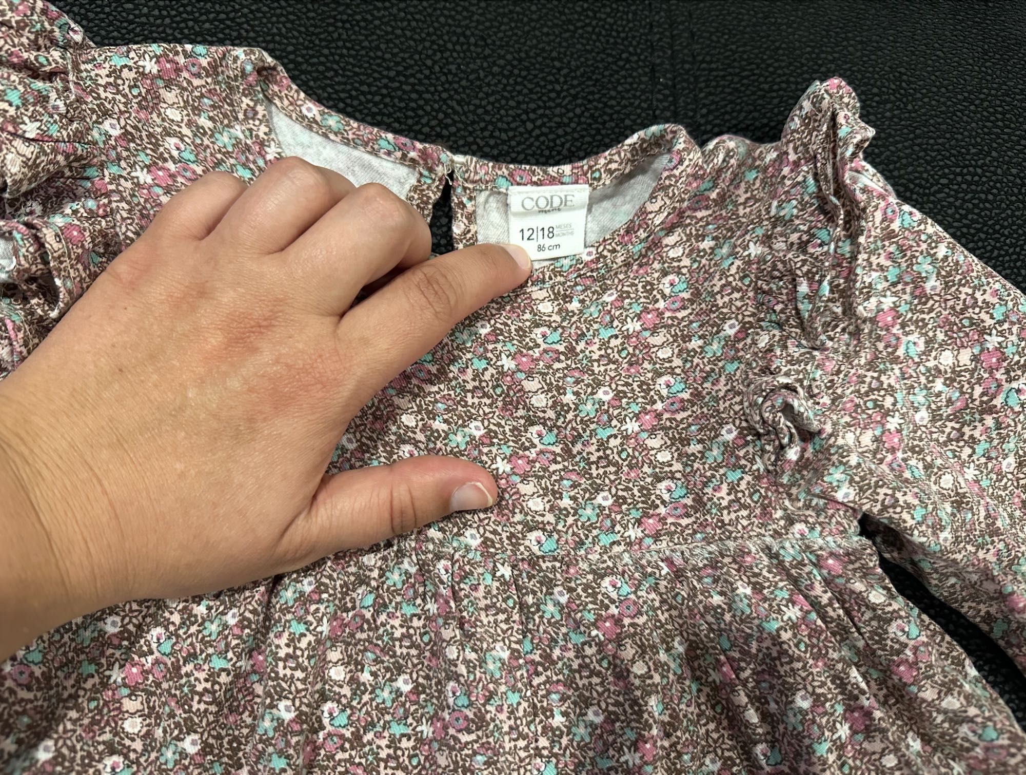 Vestido Flores (12 -18M) CODE