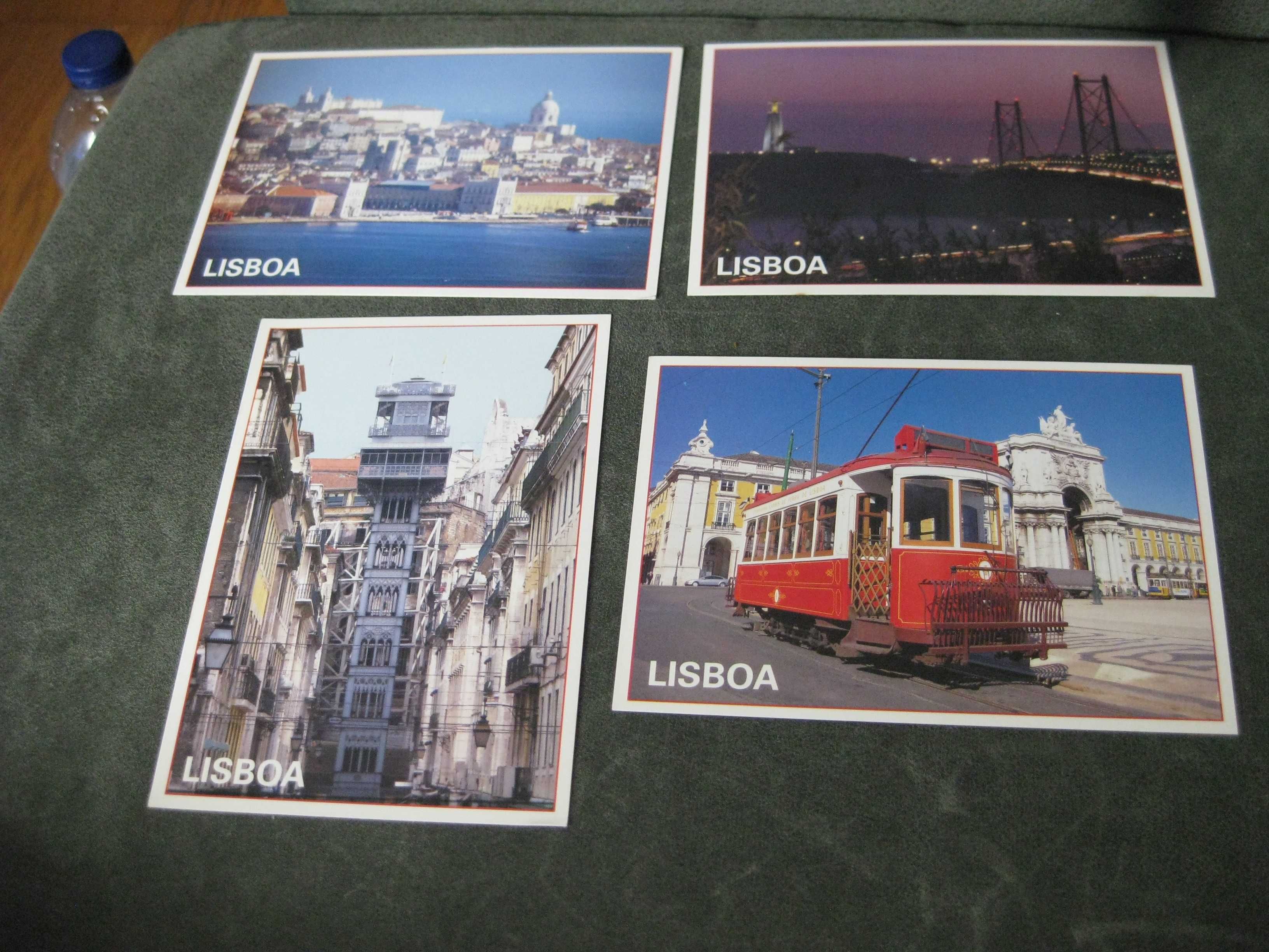 Conjunto de 4 Inteiros Postais Lisboa 2000