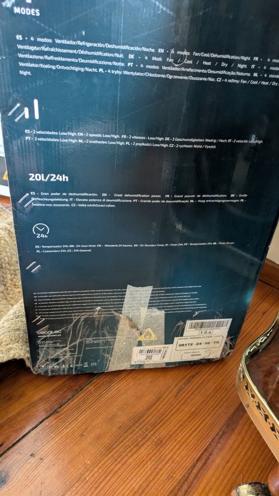Ar condicionado portátil cecotec 9500 forceclima WiFi