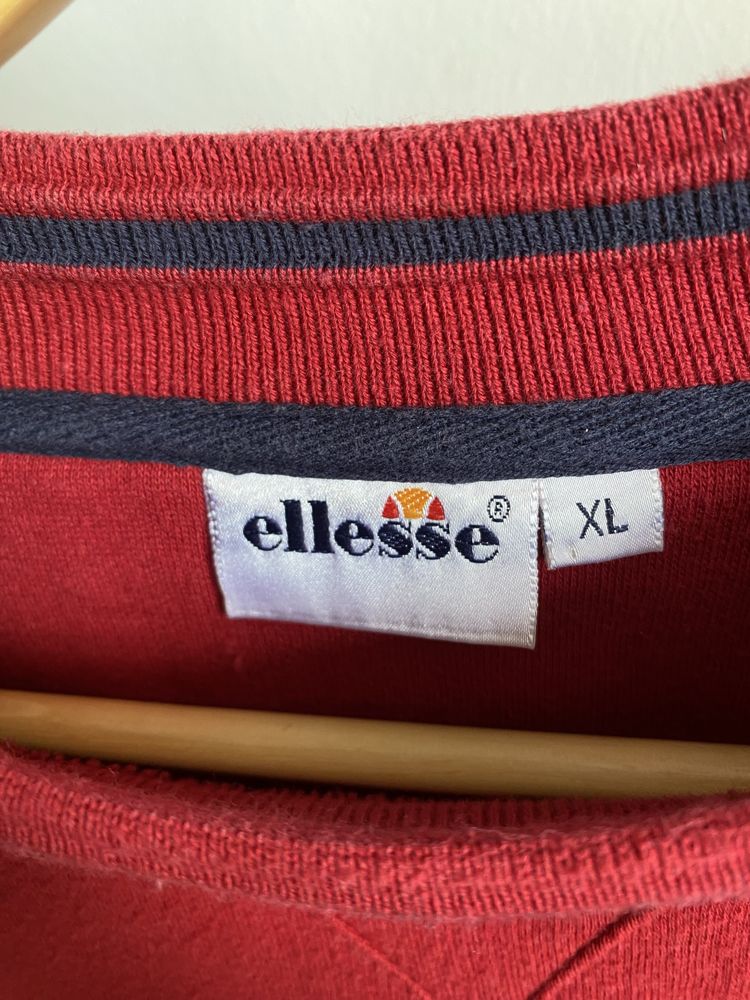 Кофта Ellesse светр худи свитшот красный мужской