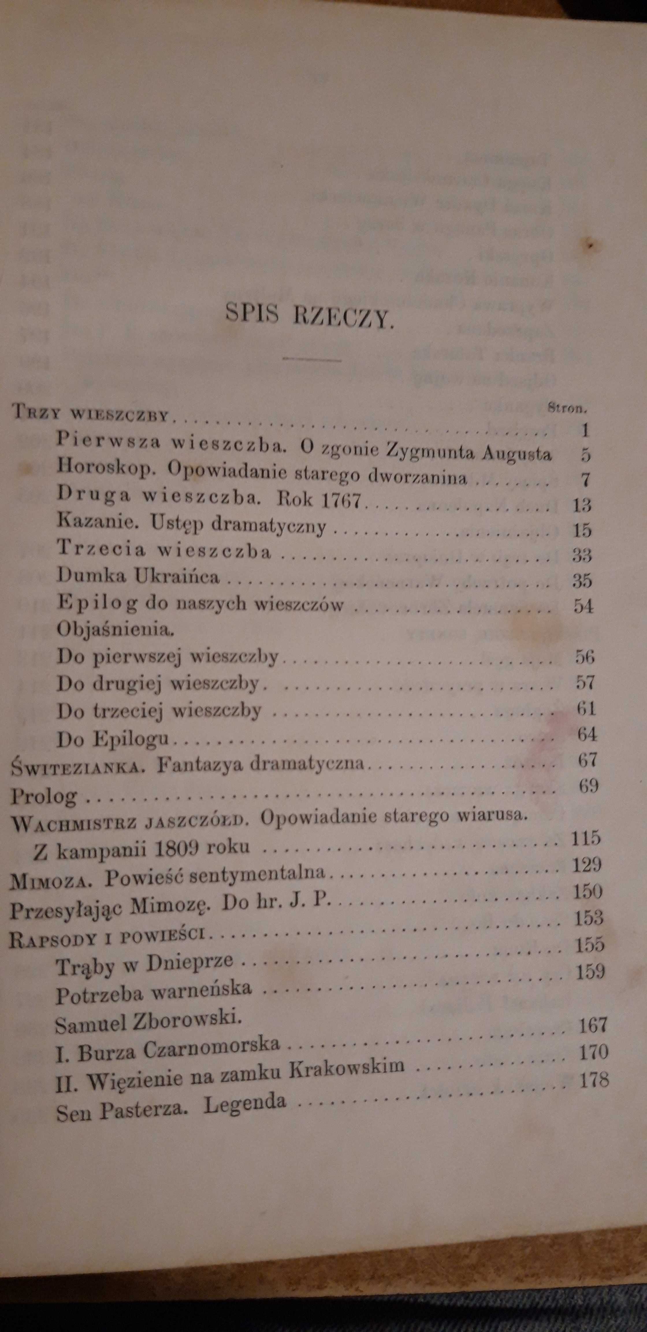 POEZYE  Lucyana  Siemieńskiego -Lipsk 1863, opr. wyd.