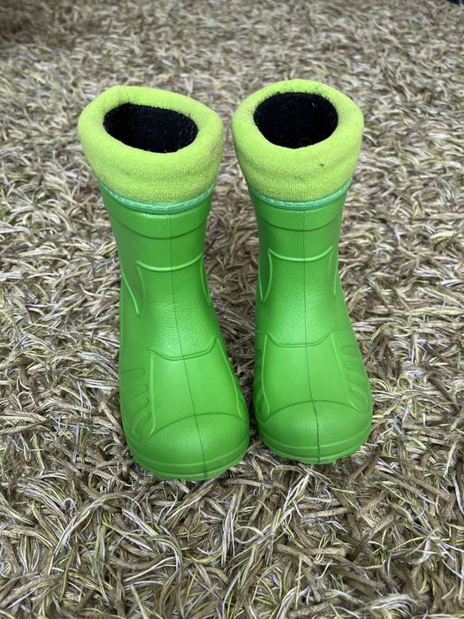 Kalosze dziecięce z ocieplaczami, roz 25