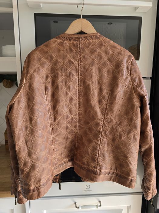 Kurtka damska ramoneska brązowa r.42-44 C&A