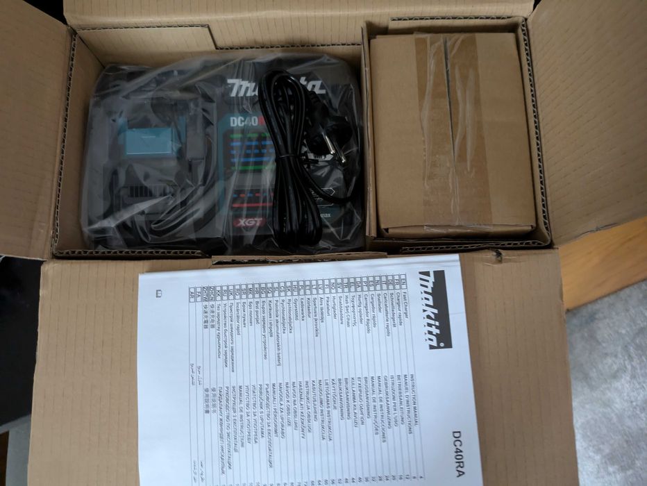 Bateria e Carregador Makita 40V XGT