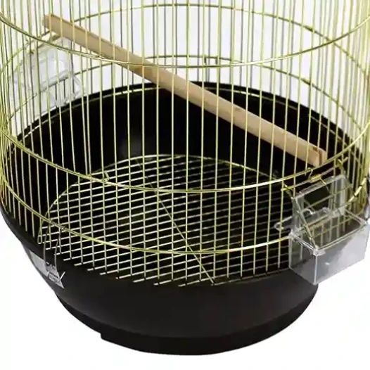 Gaiola Redonda Dourada e Castanha - Caturras - LOJA!!