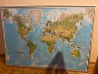 Ikea obraz - Mapa Świata