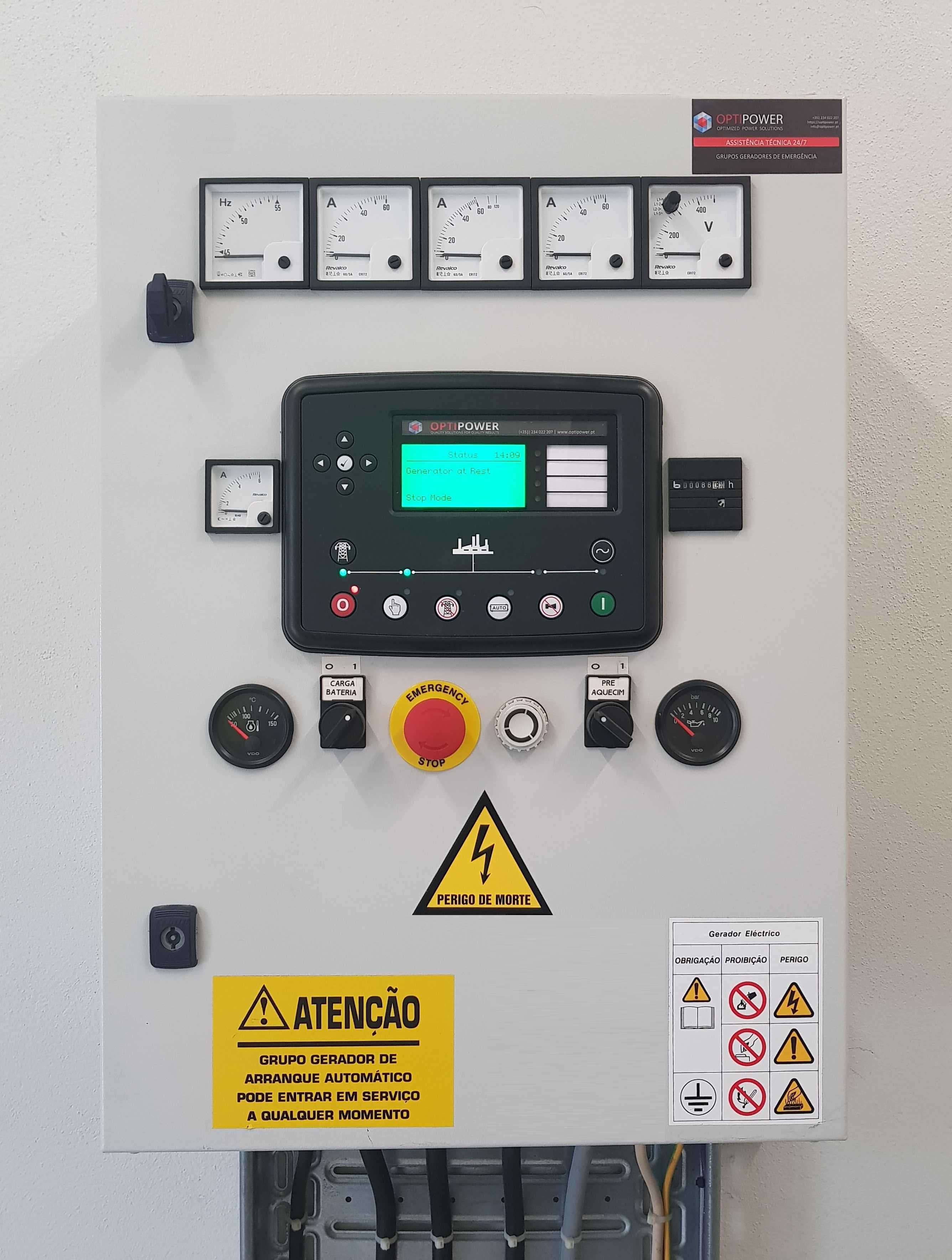 Quadros elétricos p/ grupos geradores - Fabrico | Venda | Instalação