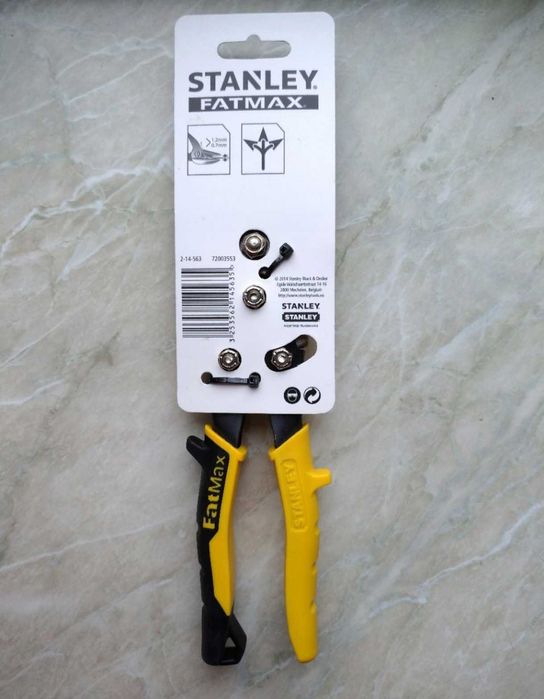 Nożyce do Blachy Proste MaxSteel Stanley Solidne do Cięcia Materiałów