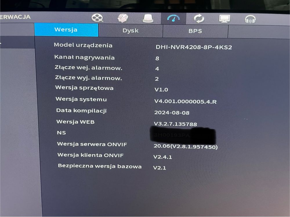Rejestrator nvr dahua DHI-NVR4208-8P-4KS2
