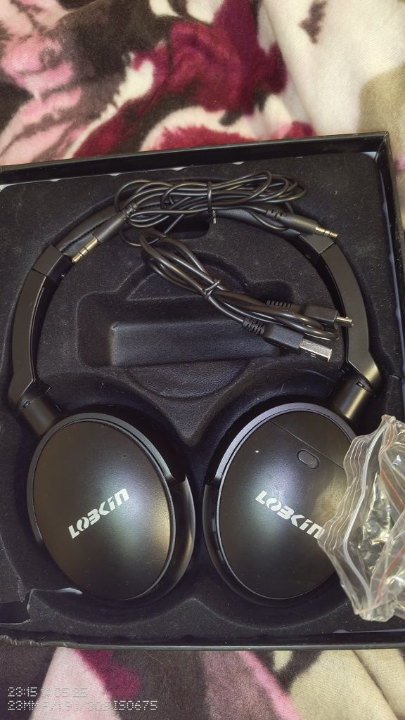 Безпровідні навушники lobkin ANC Bluetooth headphones