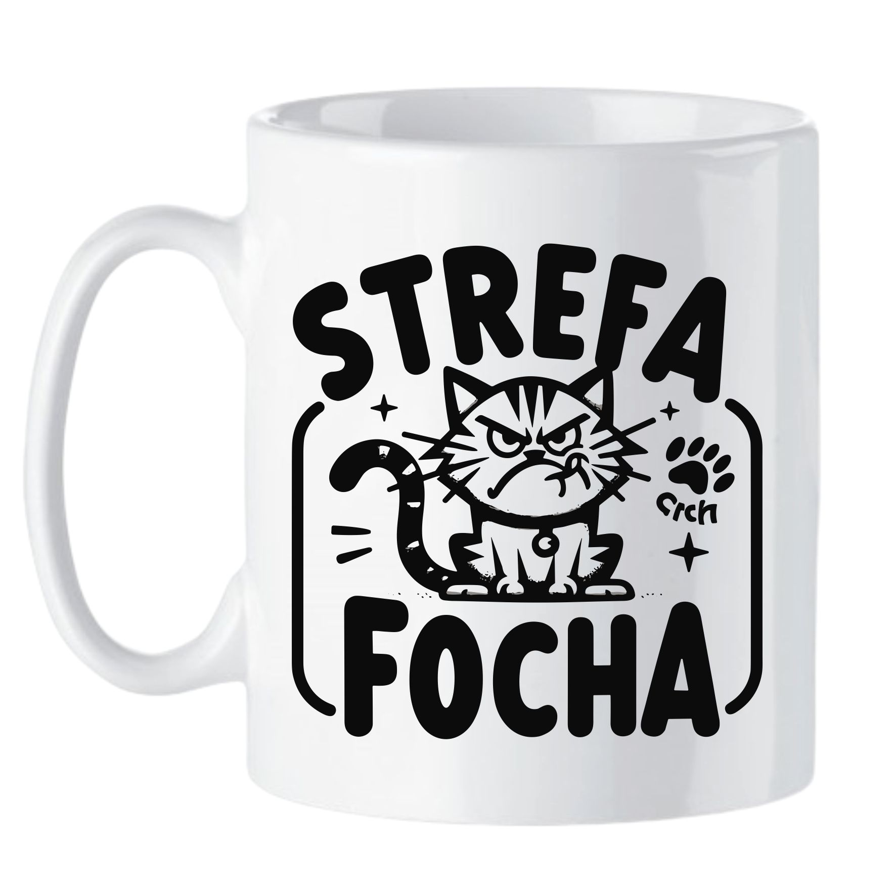 Kubek Z Nadrukiem Strefa Focha Kot