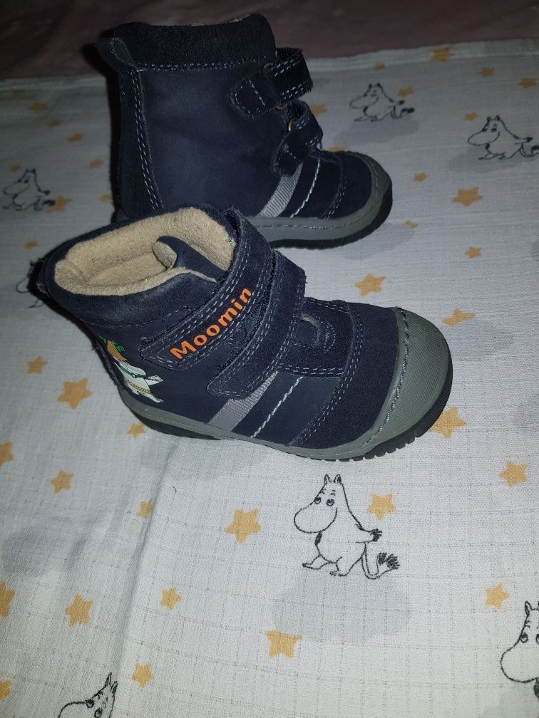 Buty ocieplane zimowe Moomin. Rozmiar 21. Zimowe buty Muminki