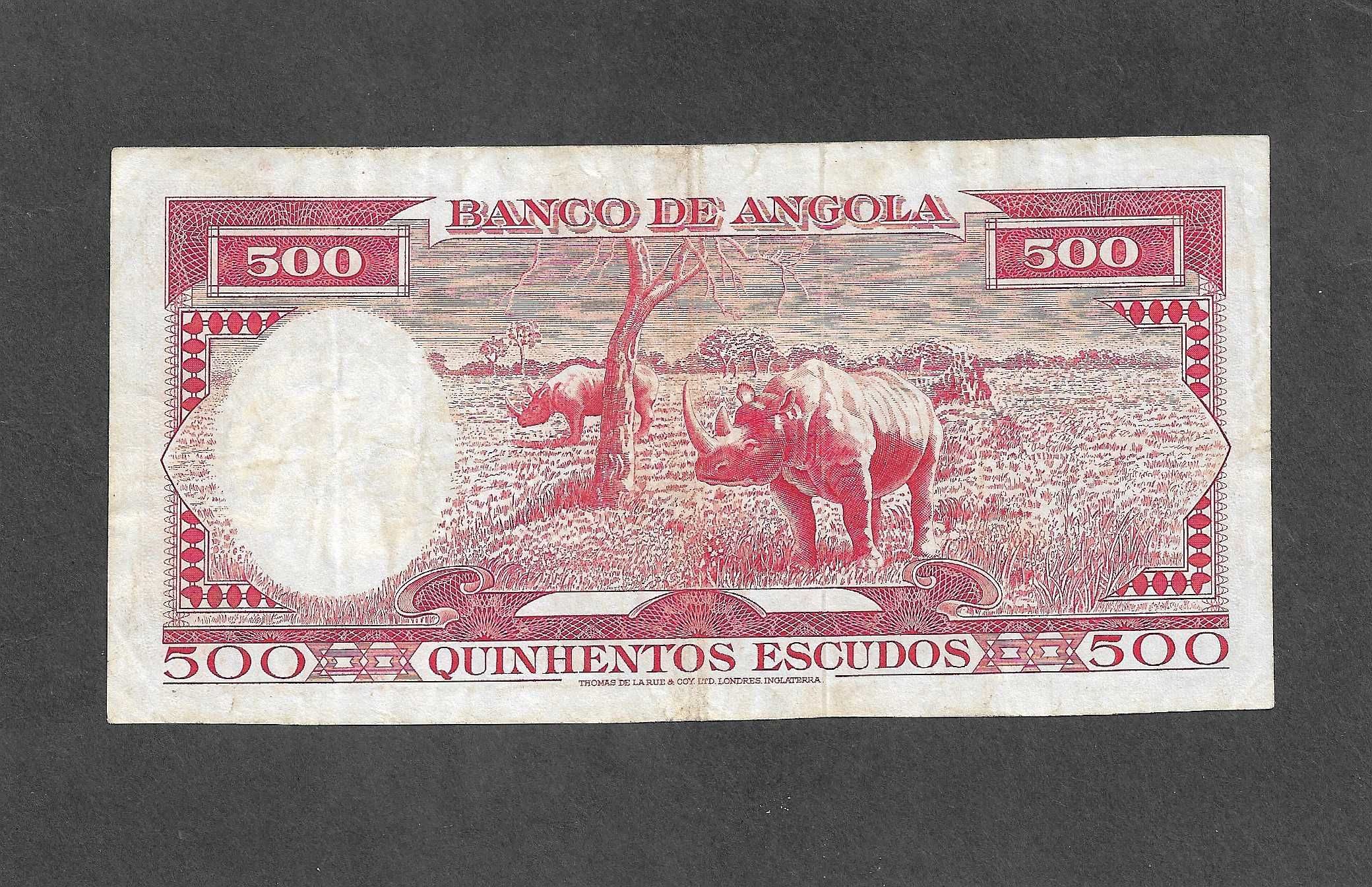 Nota de Angola - 500 escudos - 1970