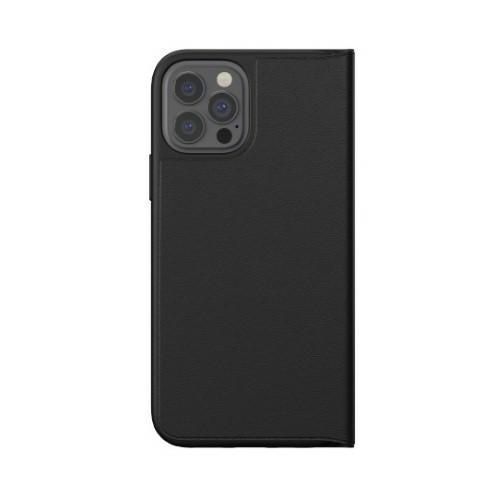 Diesel Etui Książkowe Core iPhone 12/12 Pro Czarno-Biały