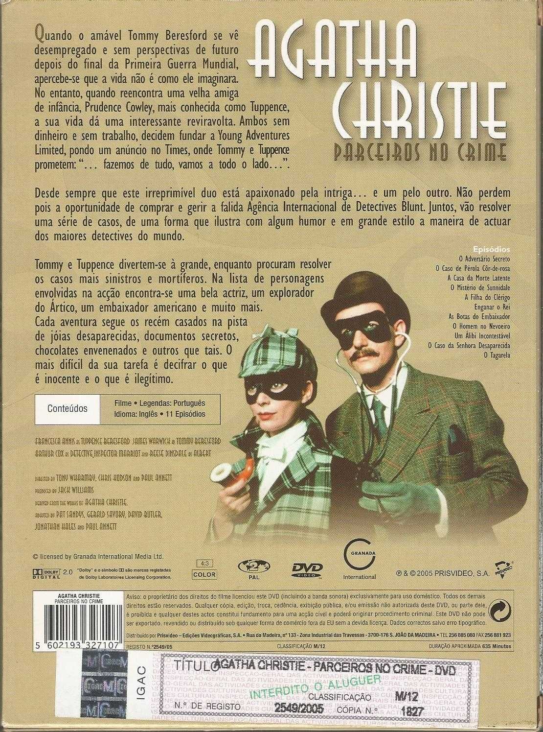 Agatha Christie: Parceiros no Crime (série completa 4 DVD)
