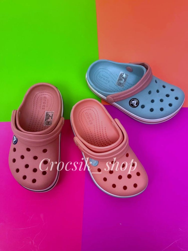 Оригінальні дитячі крокси сабо crocs Crocband kids