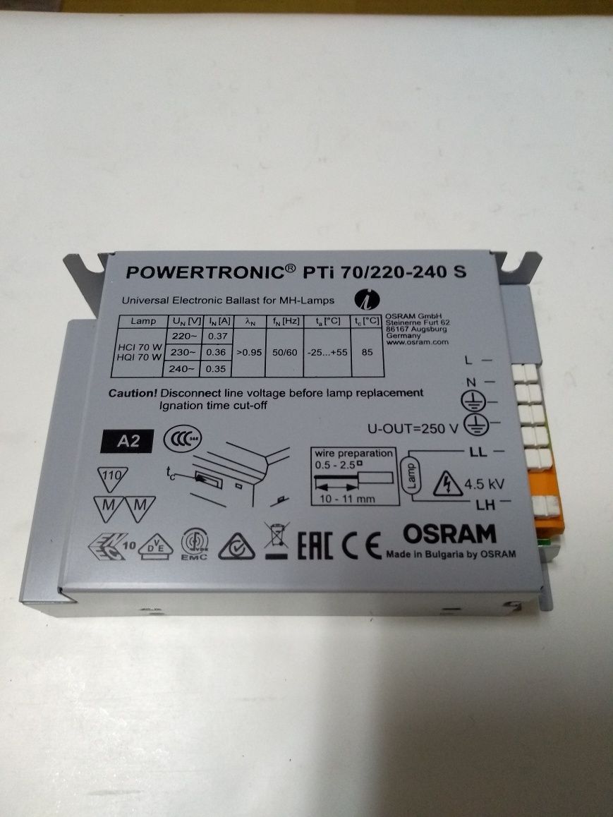 Statecznik elektroniczny PTi 70/220-240S OSRAM