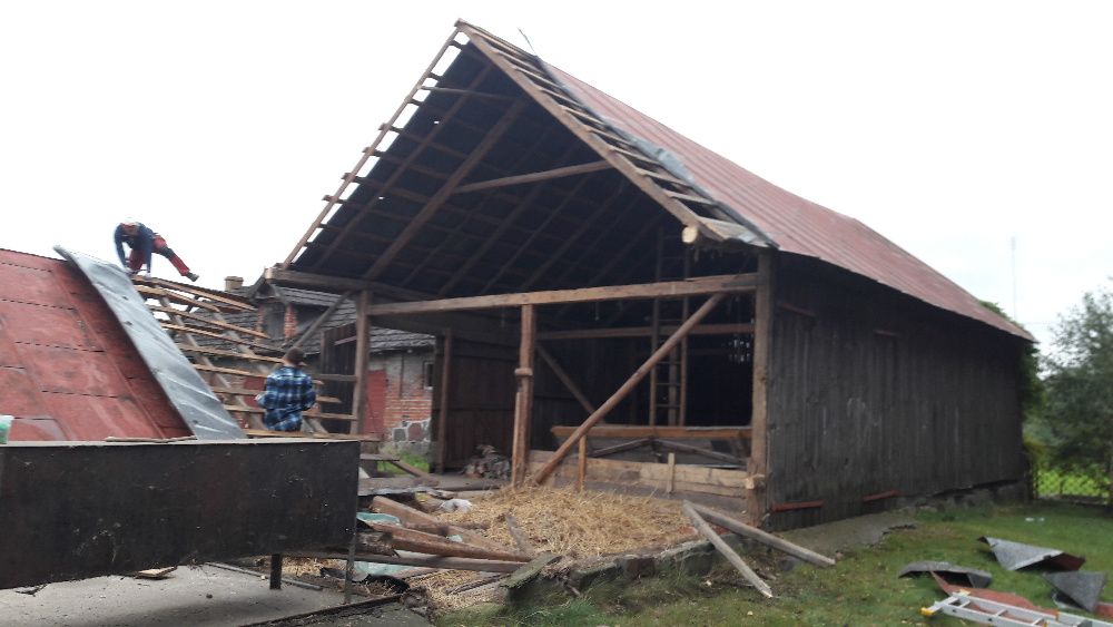 skup starego drewna rozbiórki stodół deski