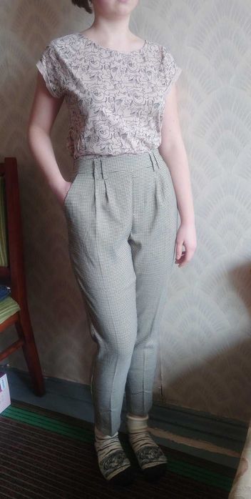 Елегантні штани (брюки) в клітинку