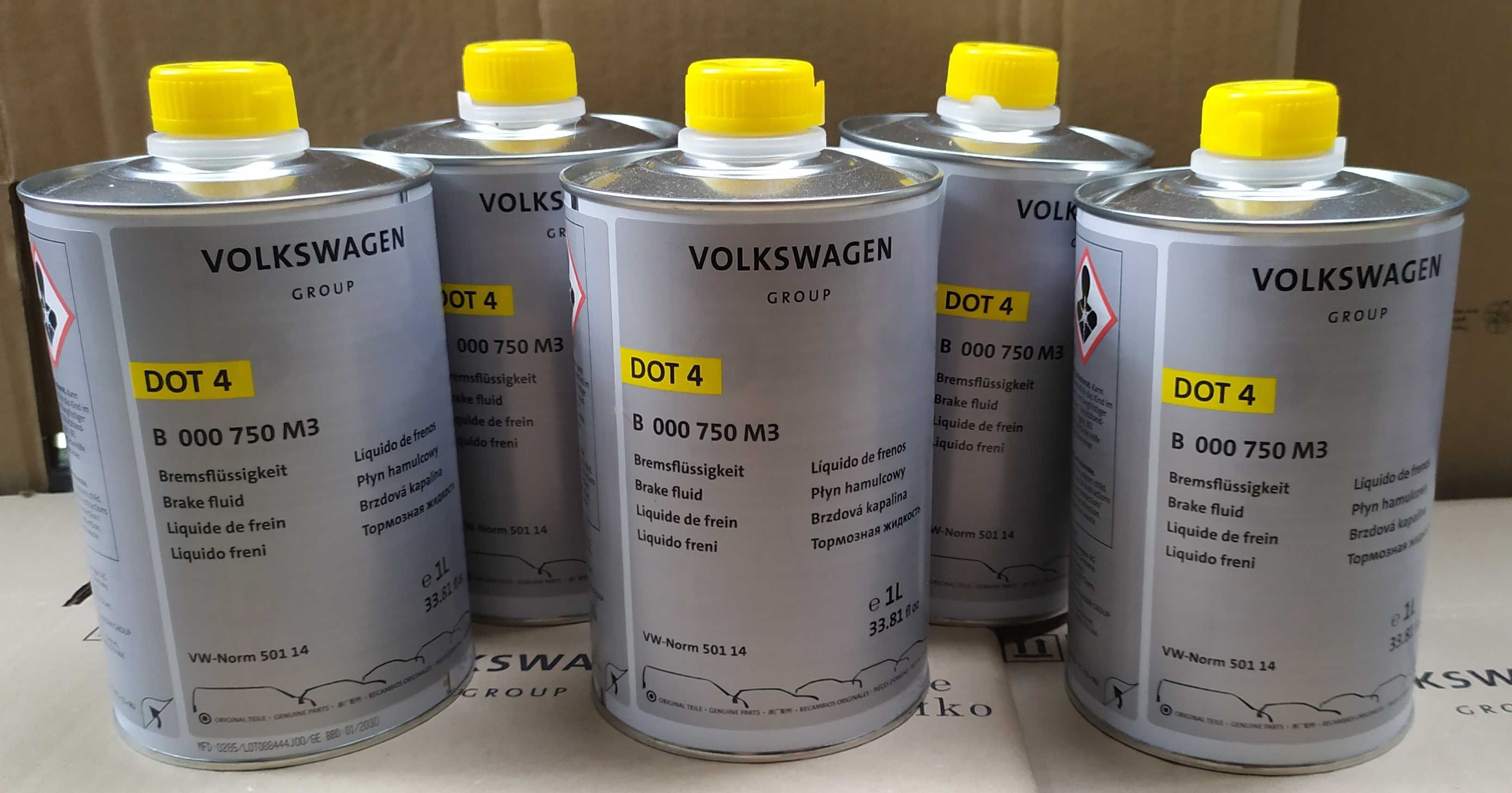 Płyn Hamulcowy B000750M3, Oryginalny, DOT4, Pojemność 1L