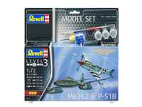 MODEL do sklejania SET 03711 Revell 63711 COMBAT SET ME262 & P-51B