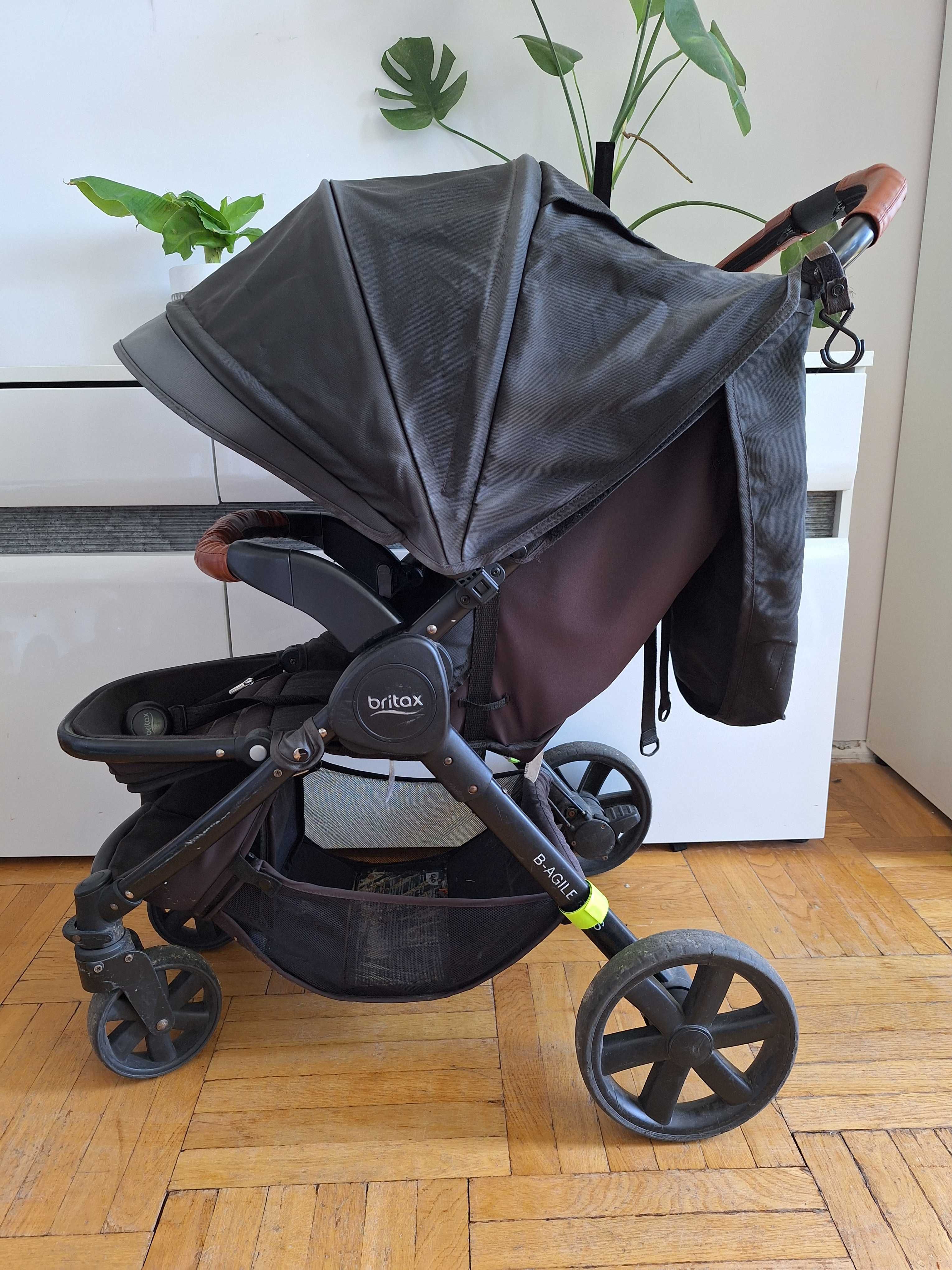 Wózek spacerowy Romer Britax b agile plus, czarny, wyposażenie