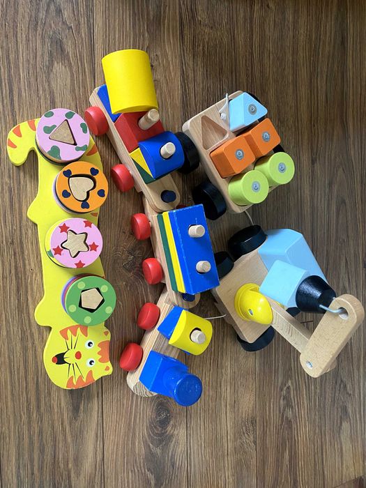 Zestaw zabawek drewnianych - Melissa&Doug, Ikea, rękodzieło